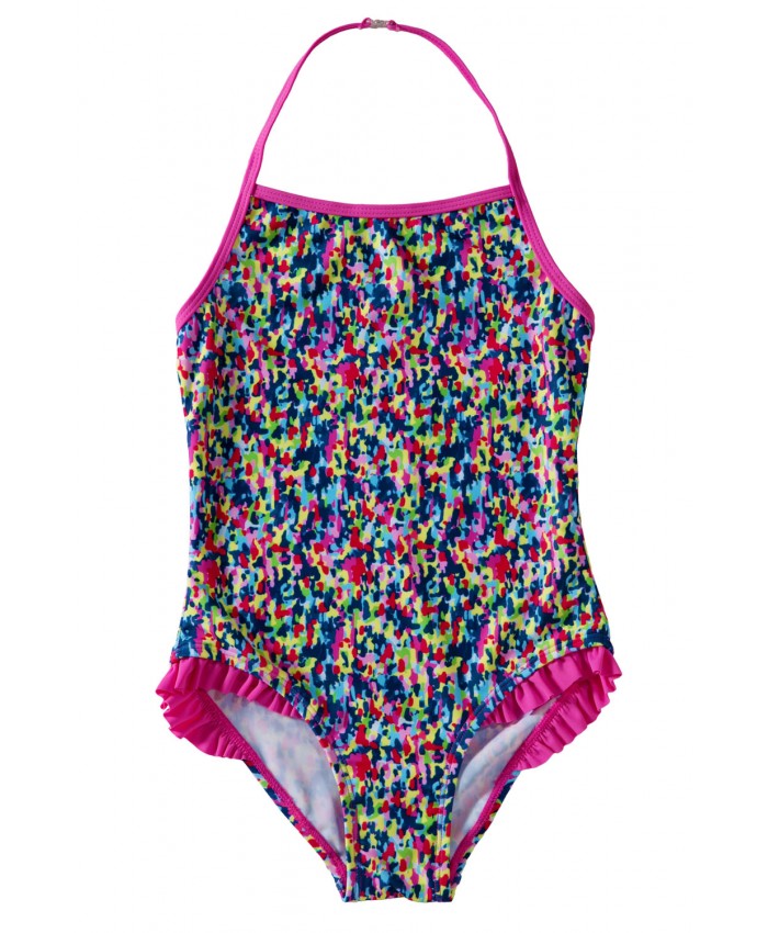 Colorful Ruffle Little Girls’ One Piece Swimsuit